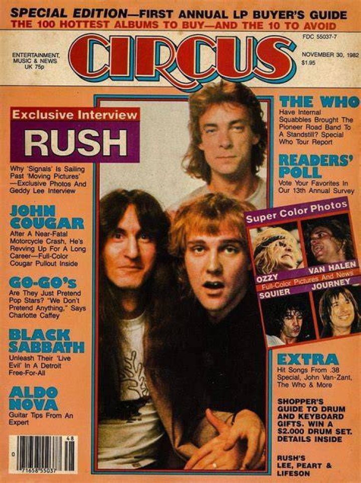 Pin by Malcolm Aitchison on RUSH Alex lifeson, Rush band, Rush concert
