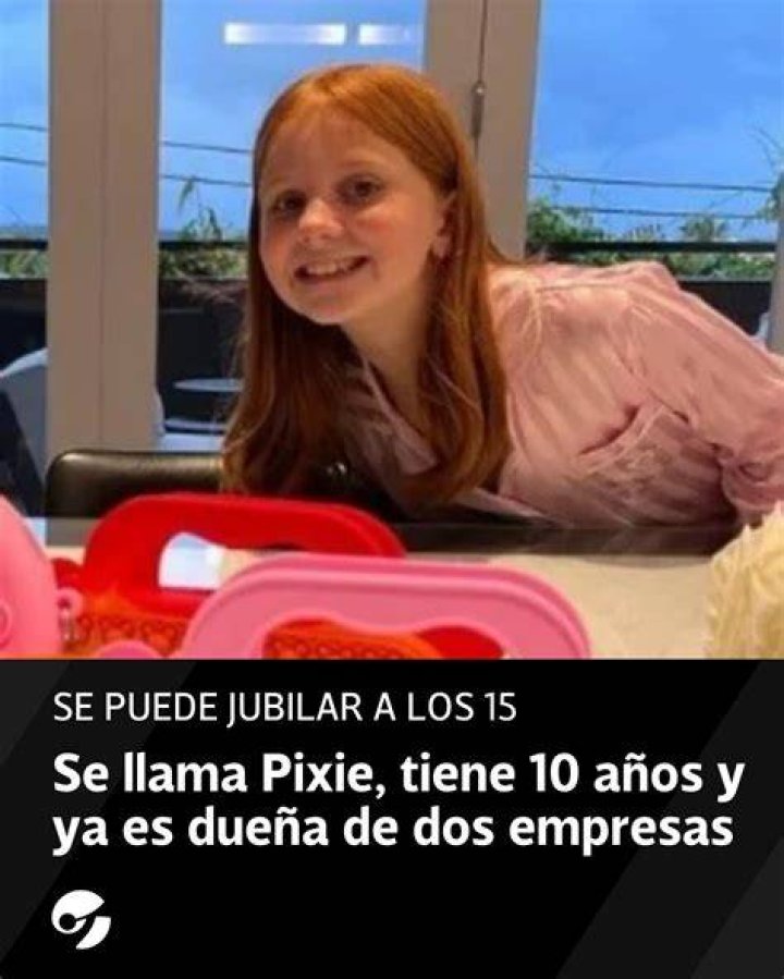 Pixie Curtis, la ni&ntilde;a empresaria que gana 2 millones de pesos al mes