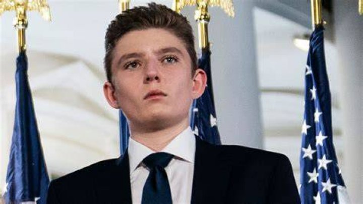 President Trump says son Barron just got into 'a good school' in Washington