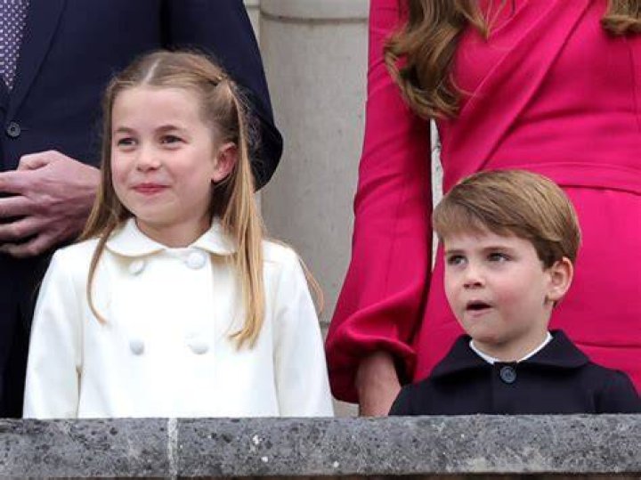 Princess Charlotte and Prince Louis' big day at the Coronation BBC News