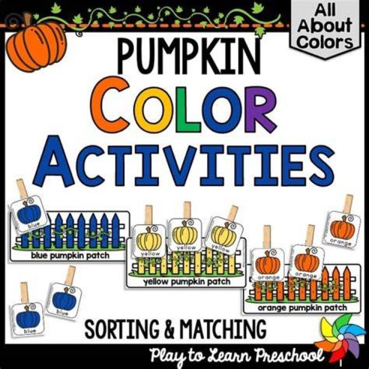 Pumpkin Color Activities