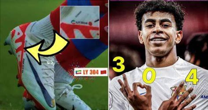 &iquest;Qu&eacute; significa el 304 que Lamine Yamal hace con sus manos al celebrar