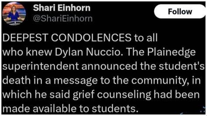 Remembering Dylan Nuccio, Plainedge student who died in crash