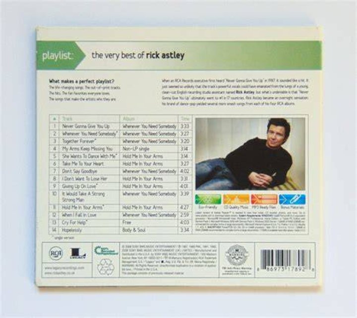 Rick Astley Playlist Of All Songs Rick Astley Greatest Hits Full