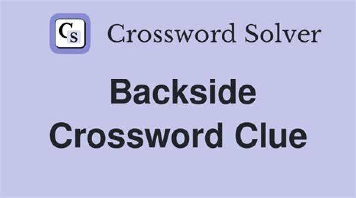Smack the backside of Crossword Clue Answers Crossword Solver