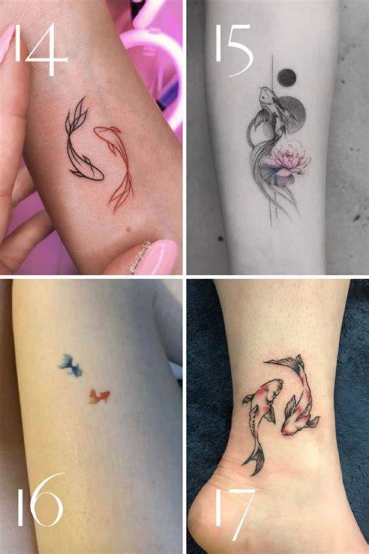 Small Koi Fish Tattoo Ideas 4 Small fish tattoos, Shoulder tattoos