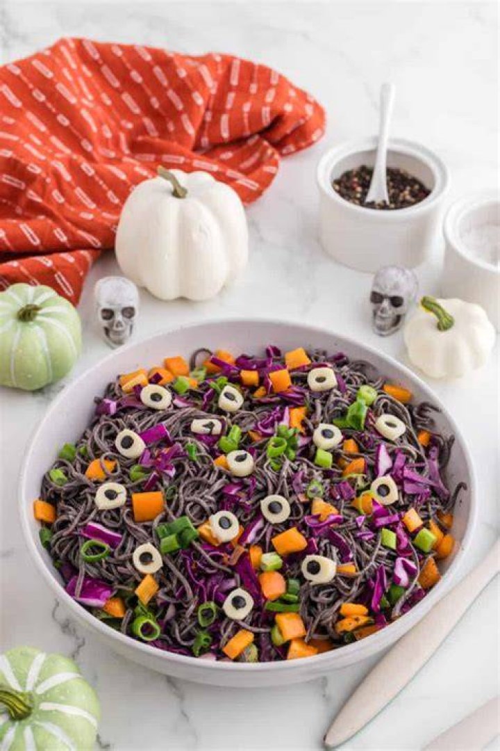 Spooktacularly Spooky Pasta Salad: A Halloween Treat