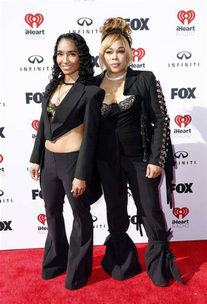 TBoz and Chilli of TLC during TBoz and Chilli of TLC Visit MTV's
