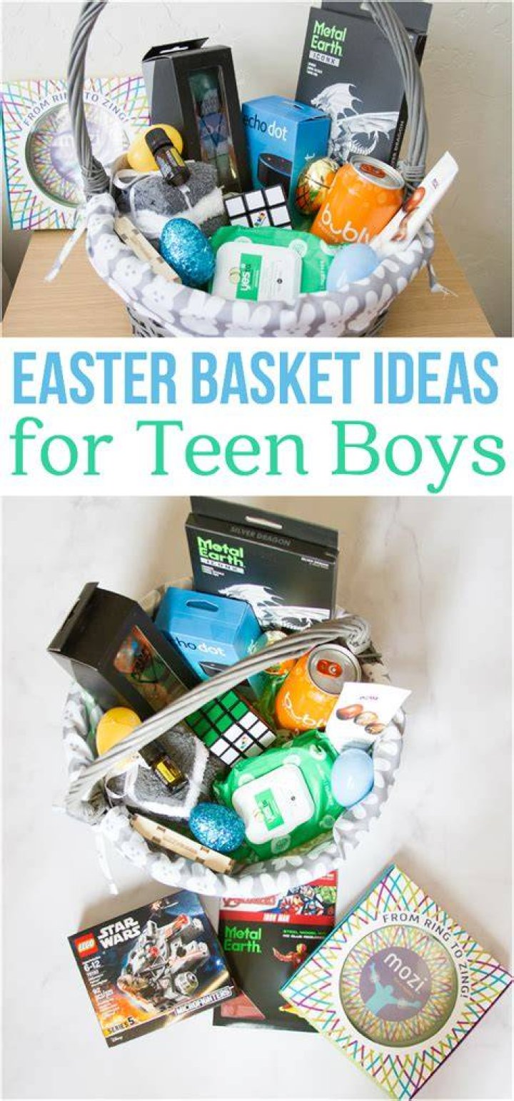 Teen Boy Easter Basket and 20+ ideas for fillers