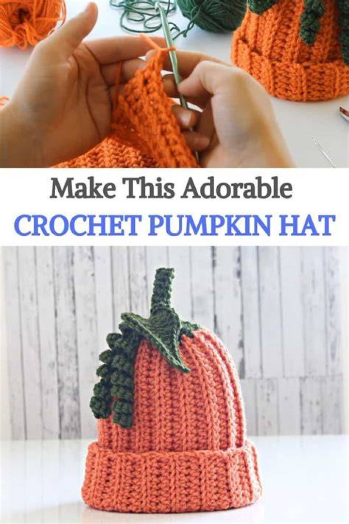 This adorable hat is made out of recycled denim and has fall leaves