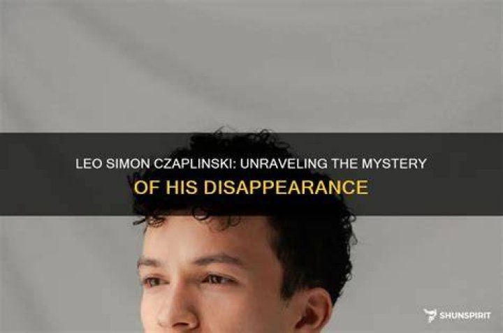 Unraveling The Mystery Of His Disappearance