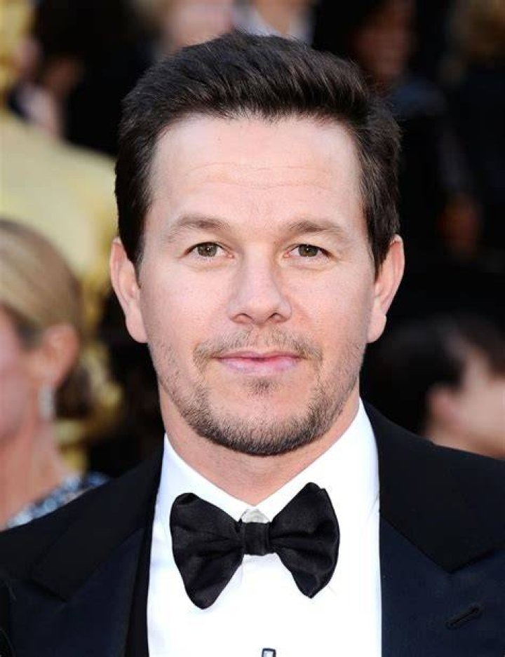 US actor Mark Wahlberg and his son Brendan attend the ceremony for