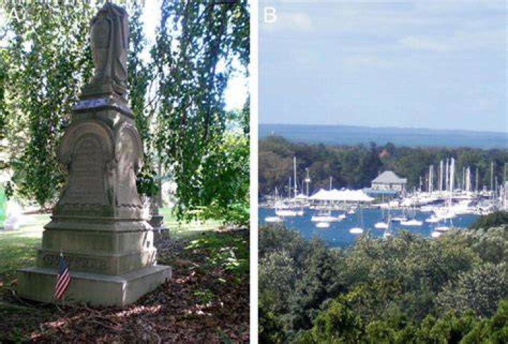 View of Juniper Hill Cemetery. Bristol has a colorful history, not