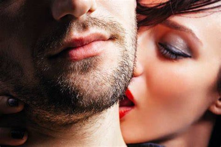 Woman Kissing Neck Of Man by Duet Postscriptum, neck kiss HD phone